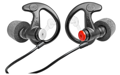 SUREFIRE COMPLY FOAM TIPS FILTERED EARPLUGS MED 1 PAIR BLACK