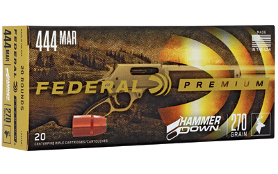 Federal HammerDown Rifle Ammunition .444 Marlin 270gr BSP 2250 fps 20/ct