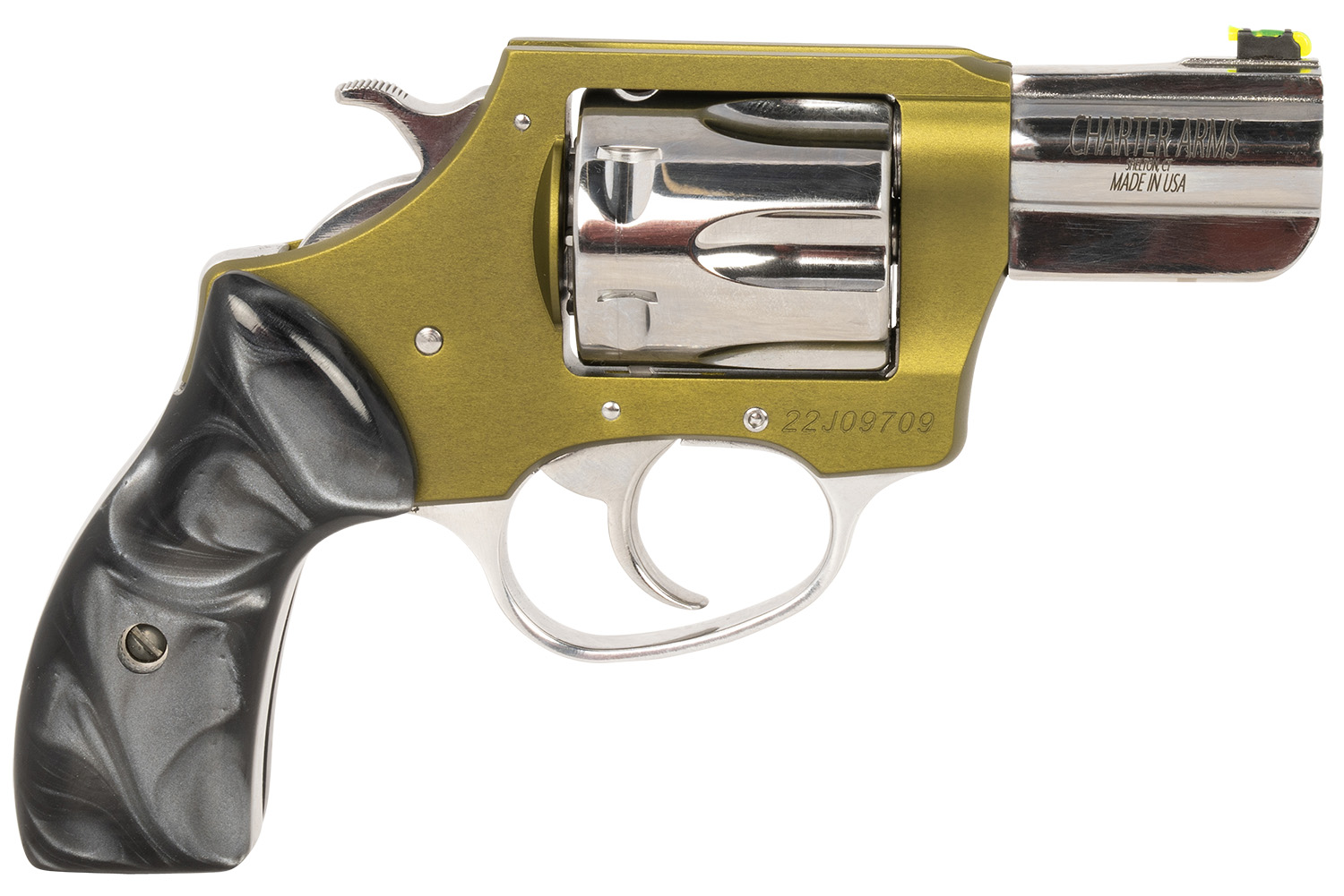 Charter Arms Undercover II OD Green Handgun .38 Spl 6rd Capacity 2" Barrel