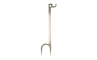 Birchwood Casey single Hook Steel Target Hanger Ground Stake - White