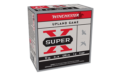 Winchester Super-X Game Shotshells 12 ga 2-3/4" 1 oz 1290 fps #8 25/ct