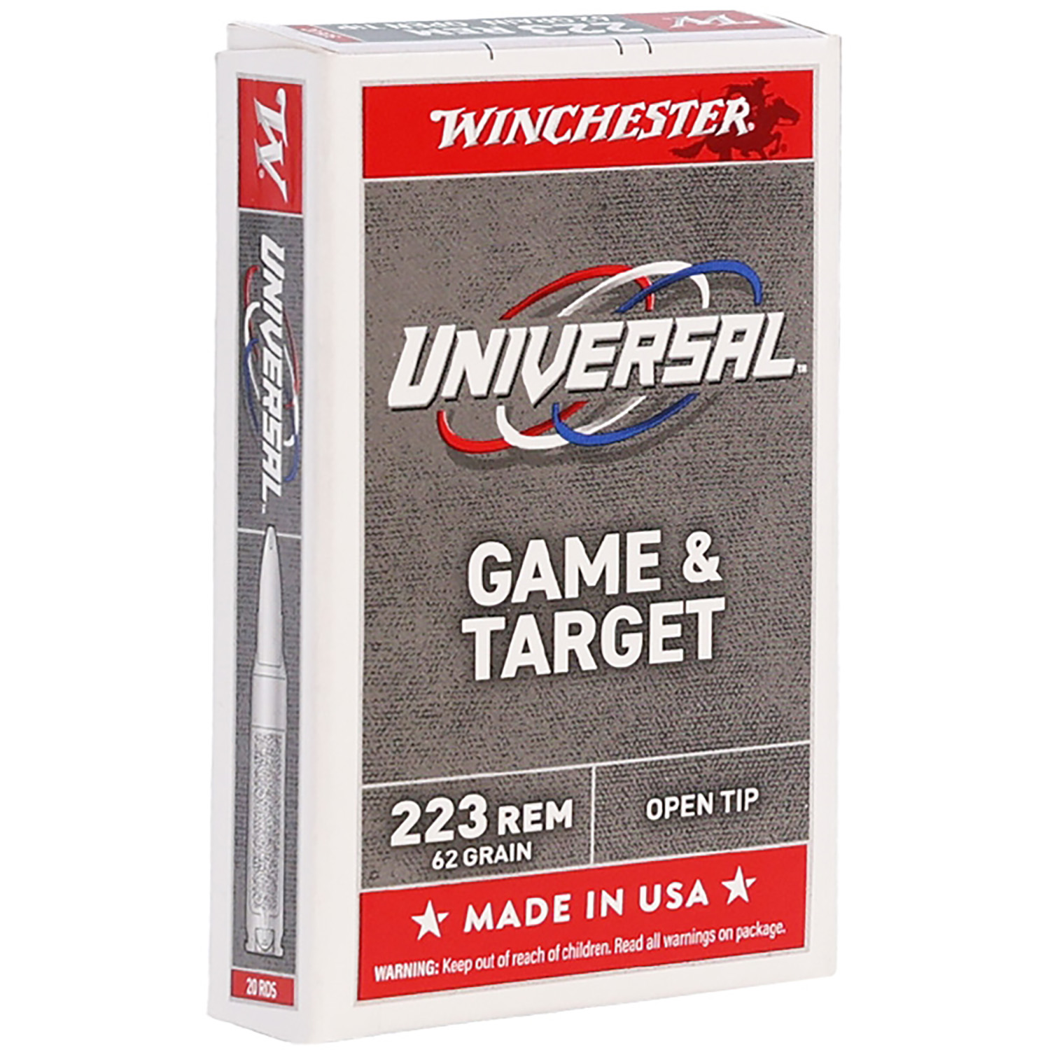 Winchester WIN 223 62GR OT 20RD 50BX/CS 91CS/PL