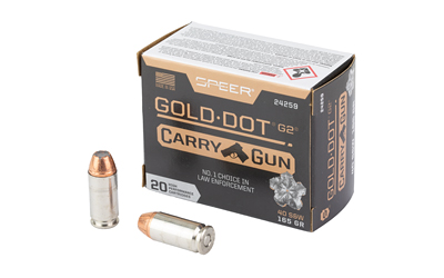 Speer Gold Dot Handgun Ammunition .40 S&W 165gr HP 1150 fps 20/ct