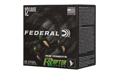 Federal Ron Roberts Raptor Steel Shotshells 12ga 3" 1-3/8oz 1400 fps #3 25/ct