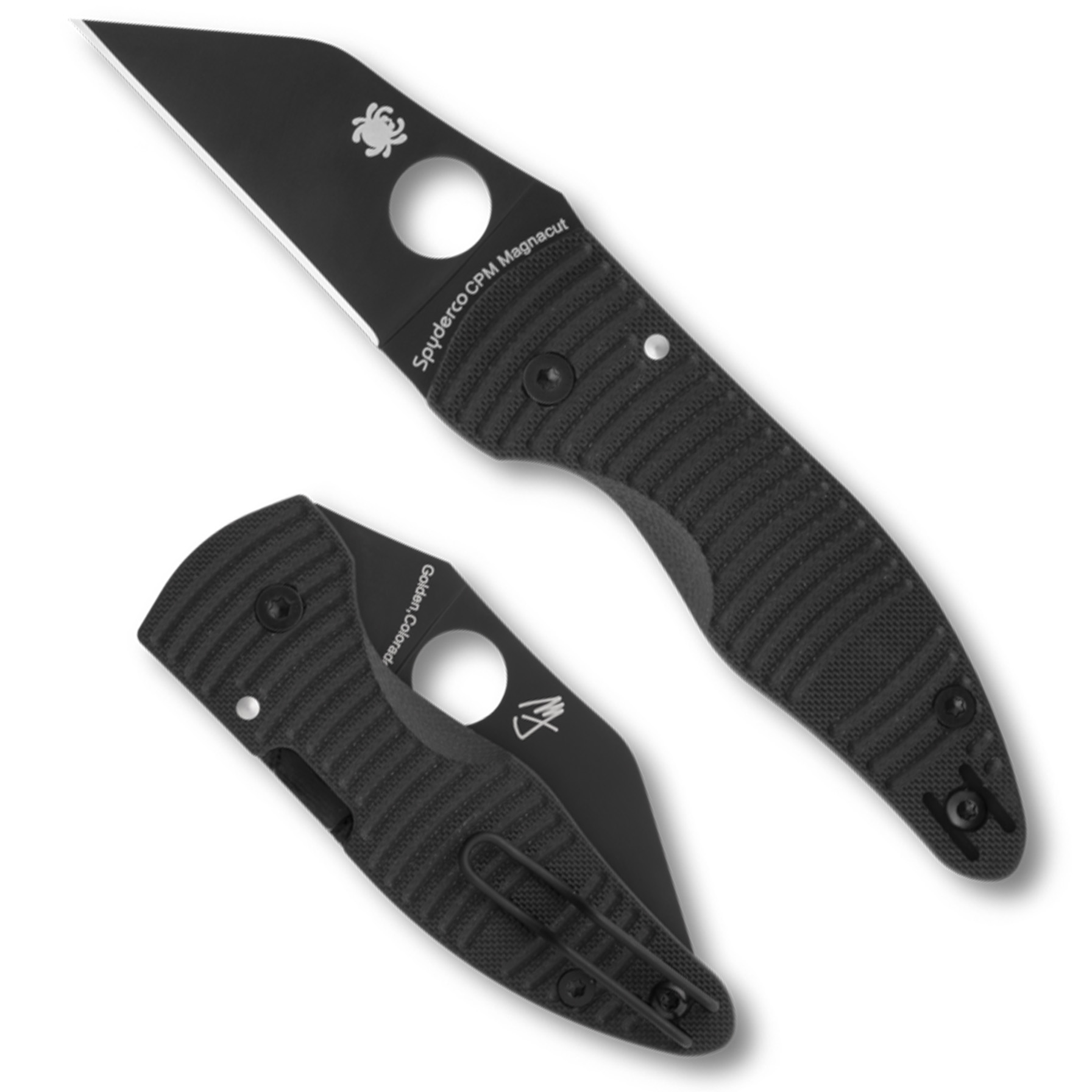 SPYDERCO MICROJIMBO SALT 2.45" BLK