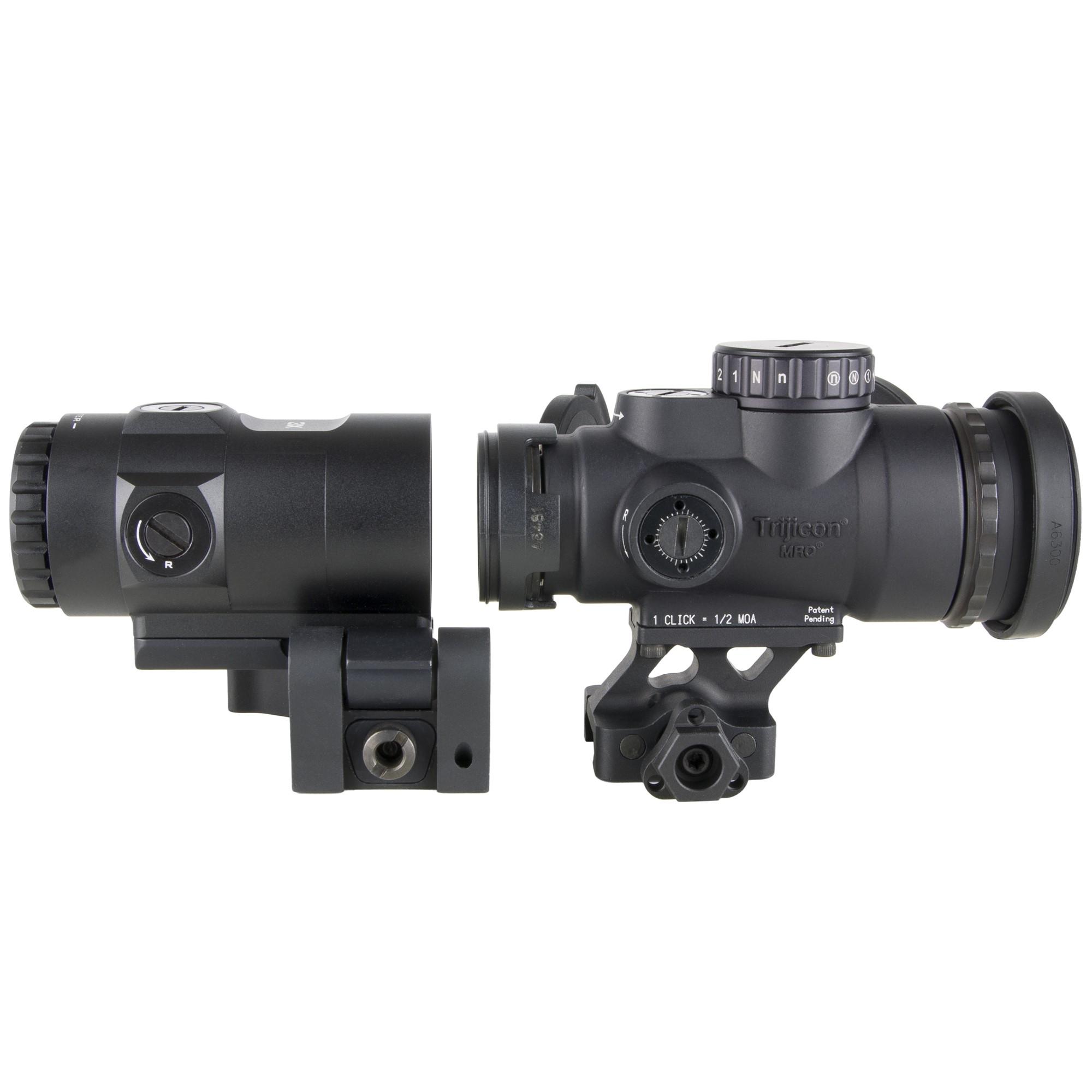 TrijiconInc. Trijicon MRO HD Patrol Combo 1x25 68 MOA Reticle 2MOA Dot
