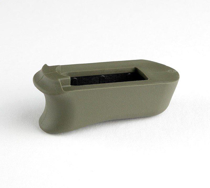 Hogue Inc. Kimber Micro 9 Rubber Magazine Extended Base Pad OD Green