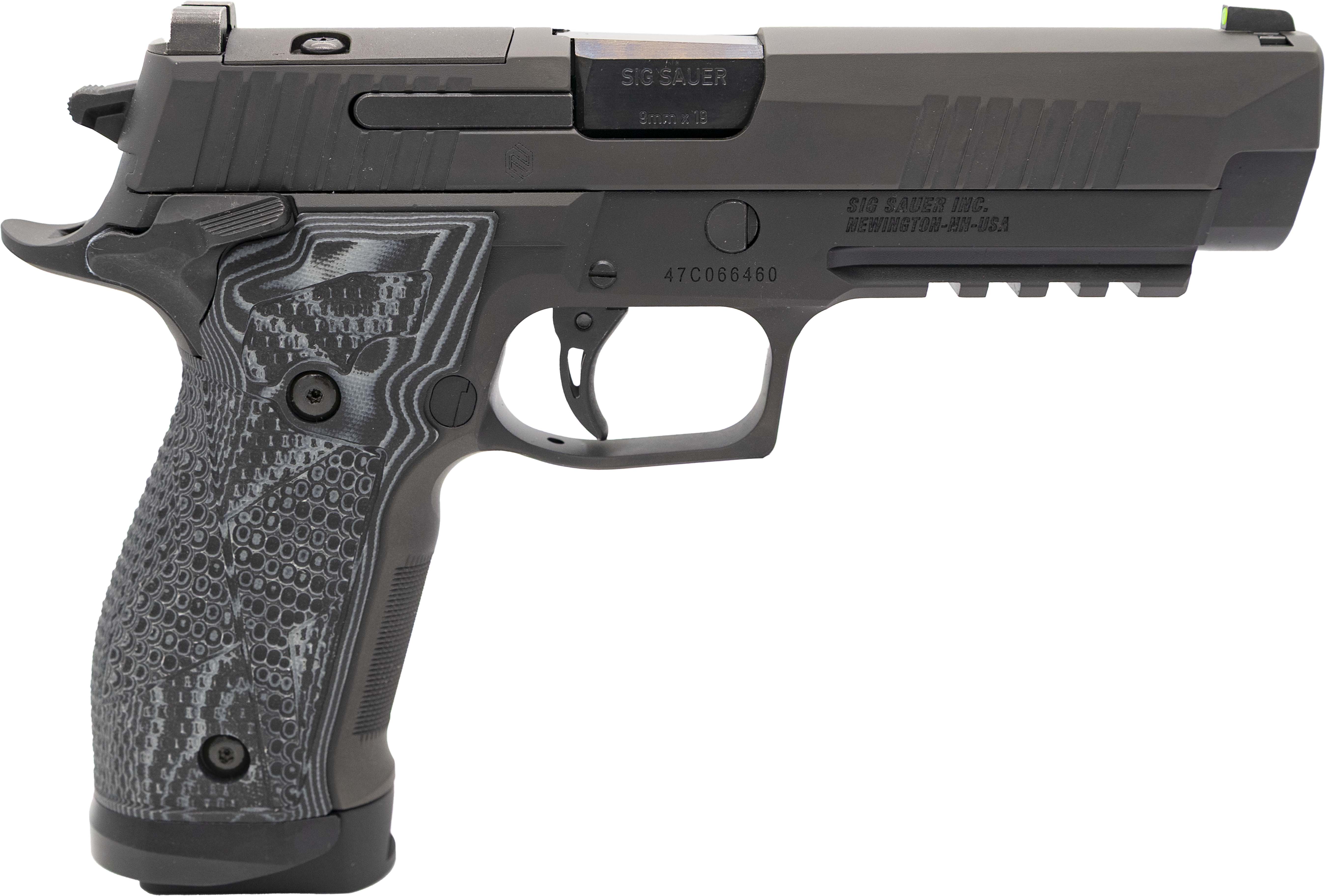 Sig Sauer P226 X-Five Extreme Handgun 9mm Luger 10rd Magazines(3) 5" Barrel Black/Gray G10 Grips Night Sights