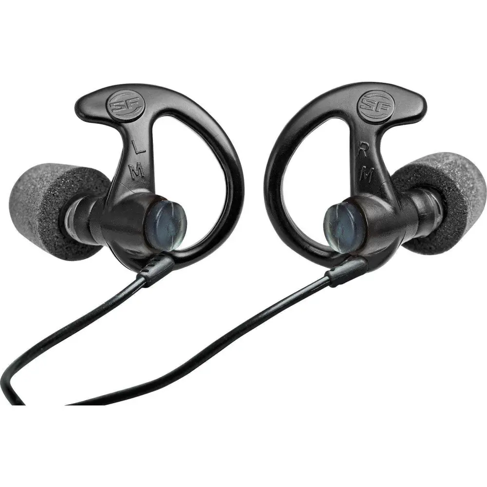 Surefire EP10 Sonic Defenders Ultra Max Full Block Ear Plugs 30 NRR Medium Black 1 Pair