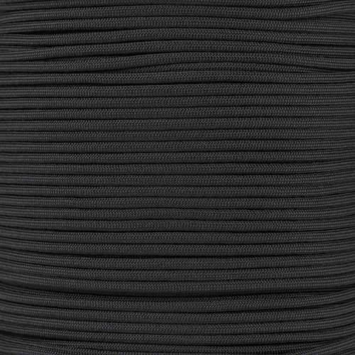 E.L. Wood Braiding Co. Inc. Mero 550 Paracord - 100' 550 lb Black 5040 Military