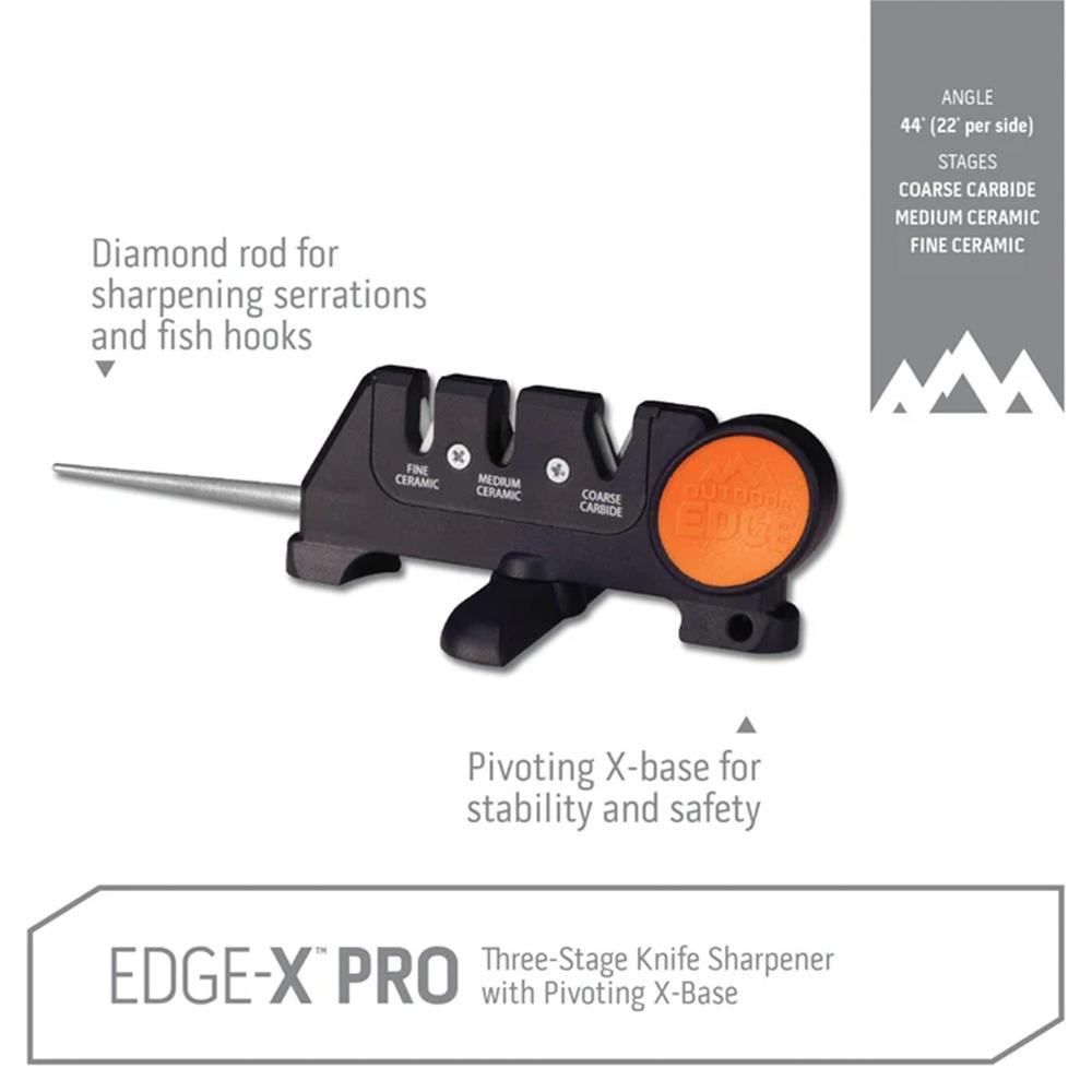 Outdoor Edge Edge-X Pro 4-in-1 Knife Sharpener