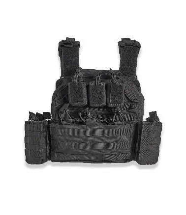 10 Ring Guard Dog Sheppard Body Armor Plate Carrier Black Quick Release