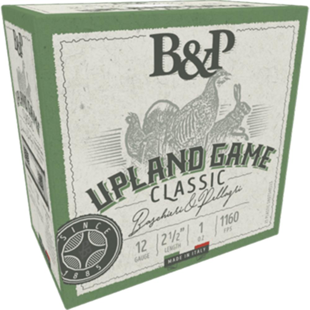 Baschiere & Pellagri USA Inc. B&P Upland Classic Shotshell 12ga 2-1/2" 1oz 1160 fps #7.5 25/ct