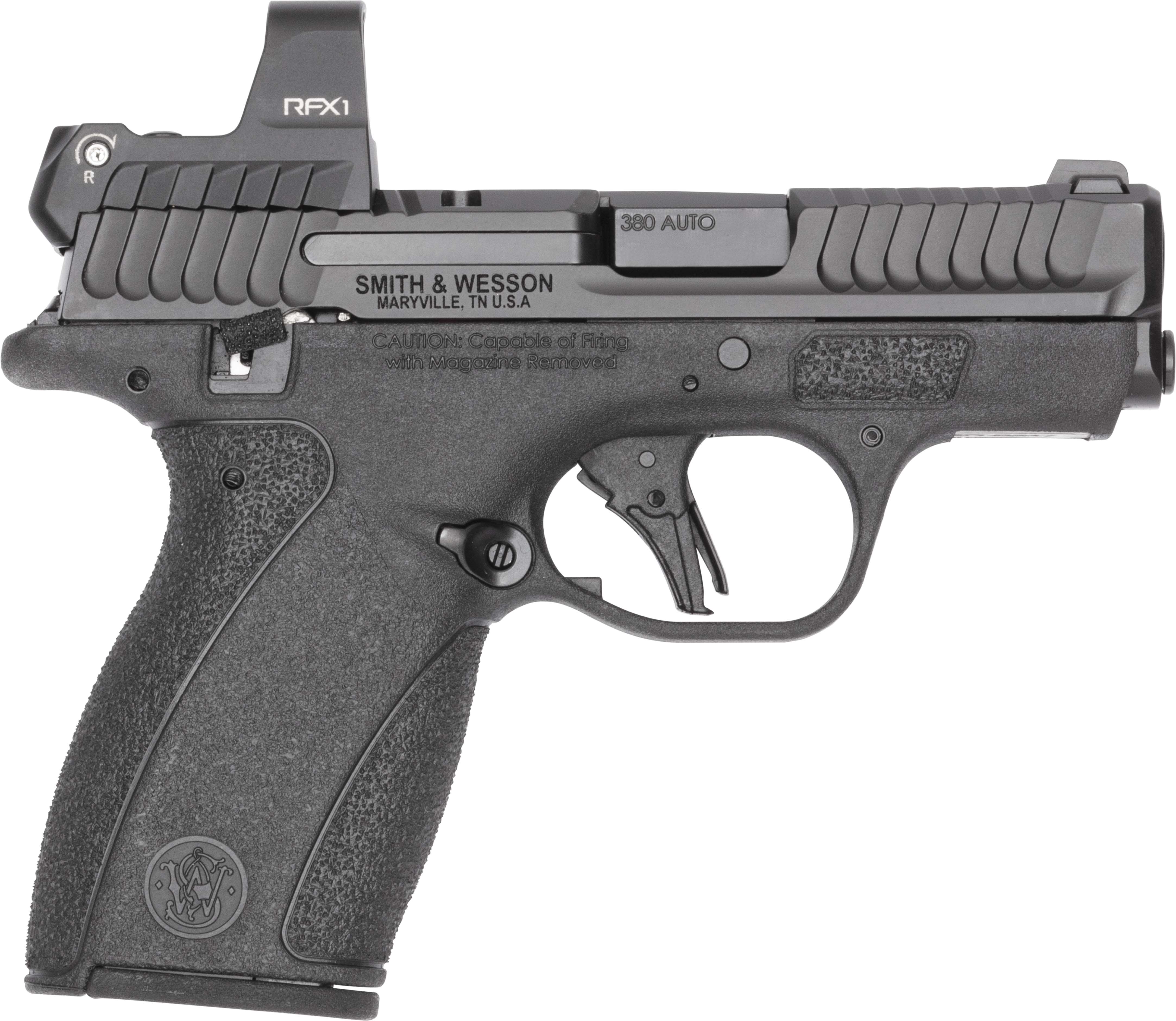 Smith & Wesson Bodyguard 2.0 w/RFX1 .380 Auto 10rnd (1) & 12rnd (1) 2.75" Barrel Black Thumb Safety