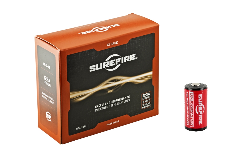 Surefire SF123A Batteries 72/ct