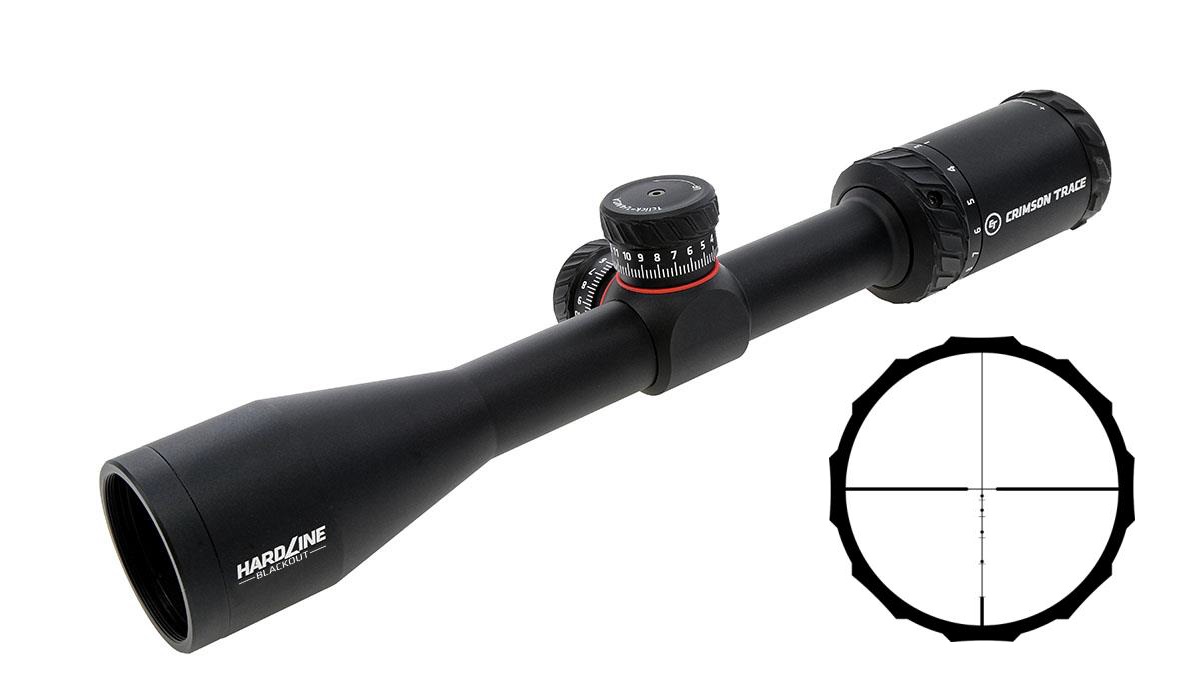 Crimson Trace Hardline Rifle Scope - 2-7x32mm 1" SFP BDC Blackout