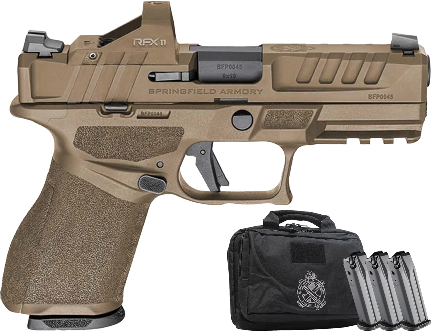 Springfield Armory USA SPG ECHEL CPT 9MM GP FDE 15/18