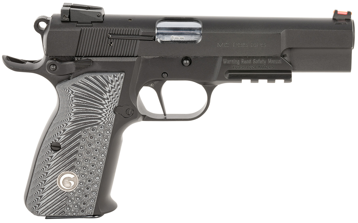 EAA Girsan High Power MC P35 Ops Handgun 9mm Luger 15rd Magazine 4.87" Barrel Black Frame