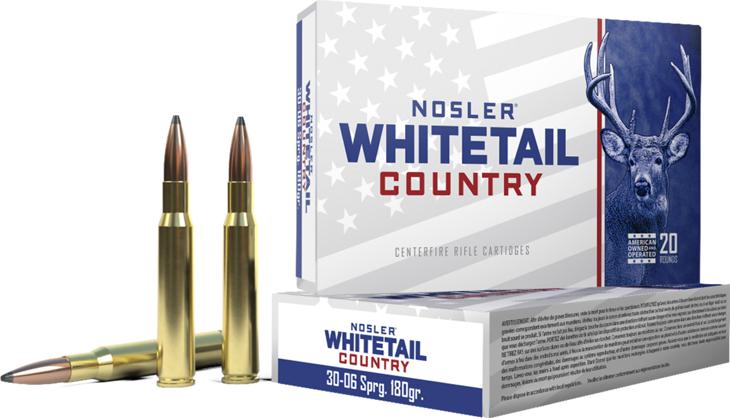 Nosler NOS 30-06 180GR WCA SBSP 20RD 10BX/CS