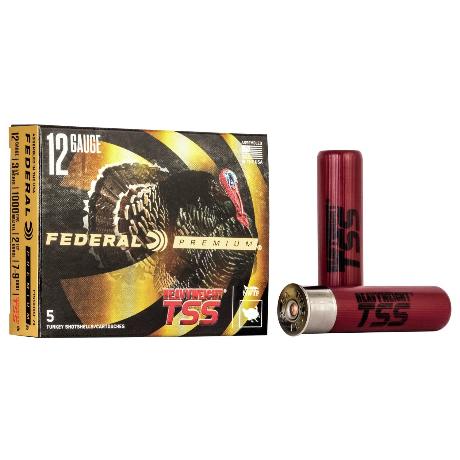 Federal Heavyweight TSS Shotshell 12ga 3-1/2" 2-1/2oz 1000 fps #7/9 5/ct