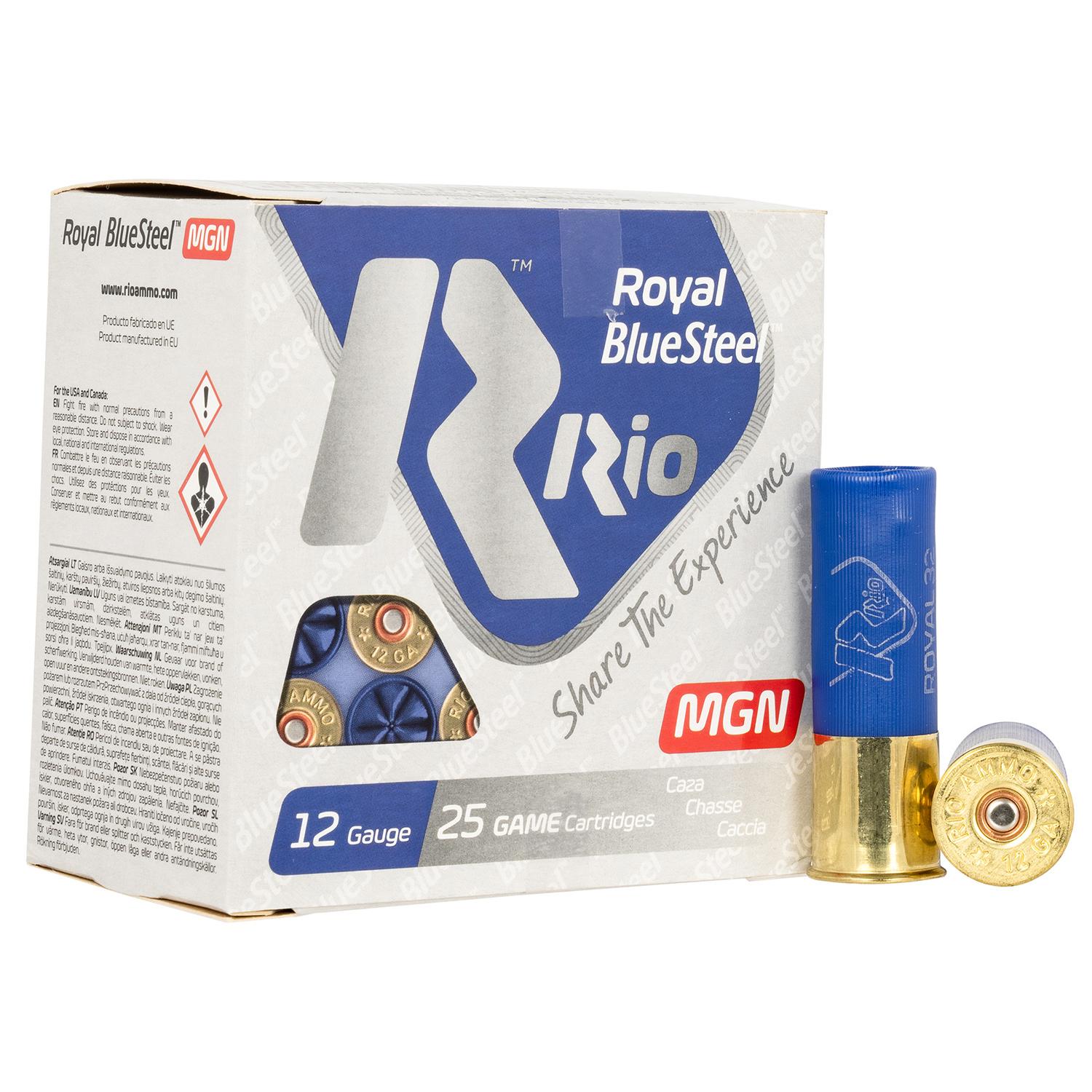 Rio Royal BlueSteel Magnum High Velocity 12ga 3" 1-1/5oz 1450fps #5 25rds