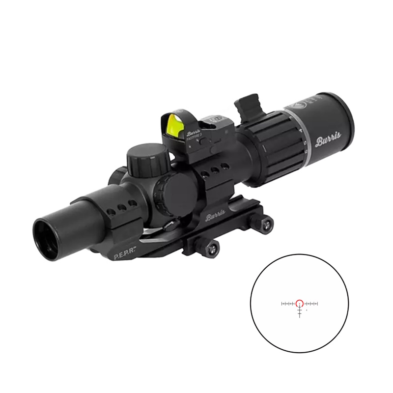 Burris Company Inc. REFURBISHED Burris RT-6 Rifle Scope Combo FastFire III & PEPR Mount - 1-6x-24mm Illuminated Ballistic AR Reticle Matte Black