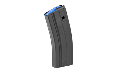 ASC AR Family Rifle Magazine Blue Follower 6.5 Grendel Black Stainless Steel 25/rd