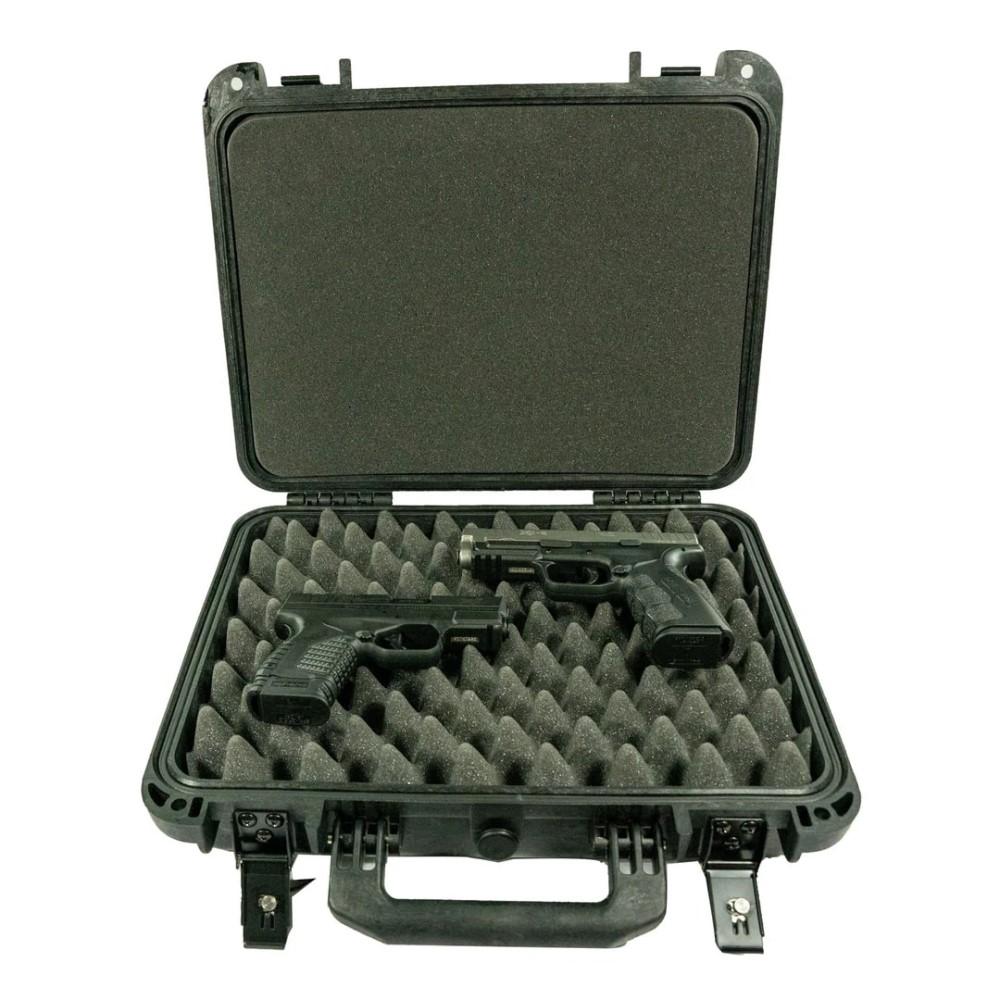 Boyt H15 Compact Double Handgun/Accessory Hard Case Black