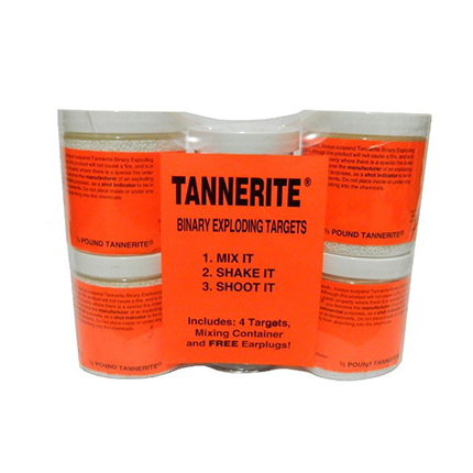Tannerite Exploding Rifle Targets 1/2lb 4/pk