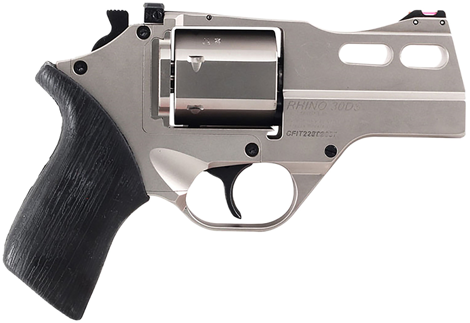 Chiappa Firearms USA Ltd Rhino Revolver 30DS .357 Mag Chrome with 3 moon clips 6 rounds