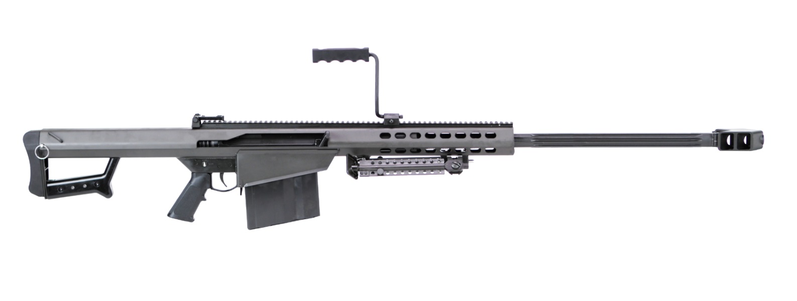 Barrett Model 82A1 Rifle .50 BMG 10rd Magazine(1) 29" Fluted Barrel w/Bipod Manganese Phosphate Finish