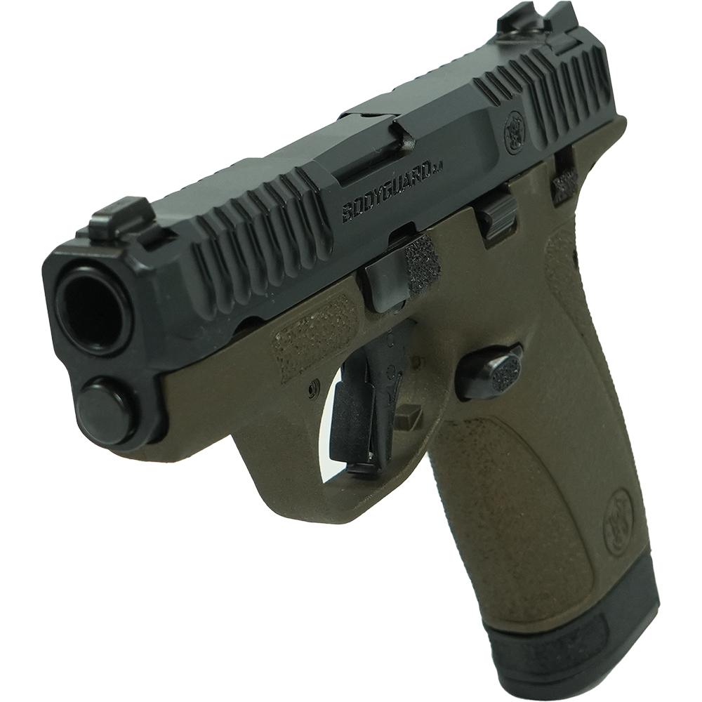Smith & Wesson Inc. S&W M&P Bodyguard 2.0 Midnight Bronze Thumb Safety Handgun .380 Auto 10(1)&12(1)rd Magazines 2.75" Barrel Midnight Bronze Grip