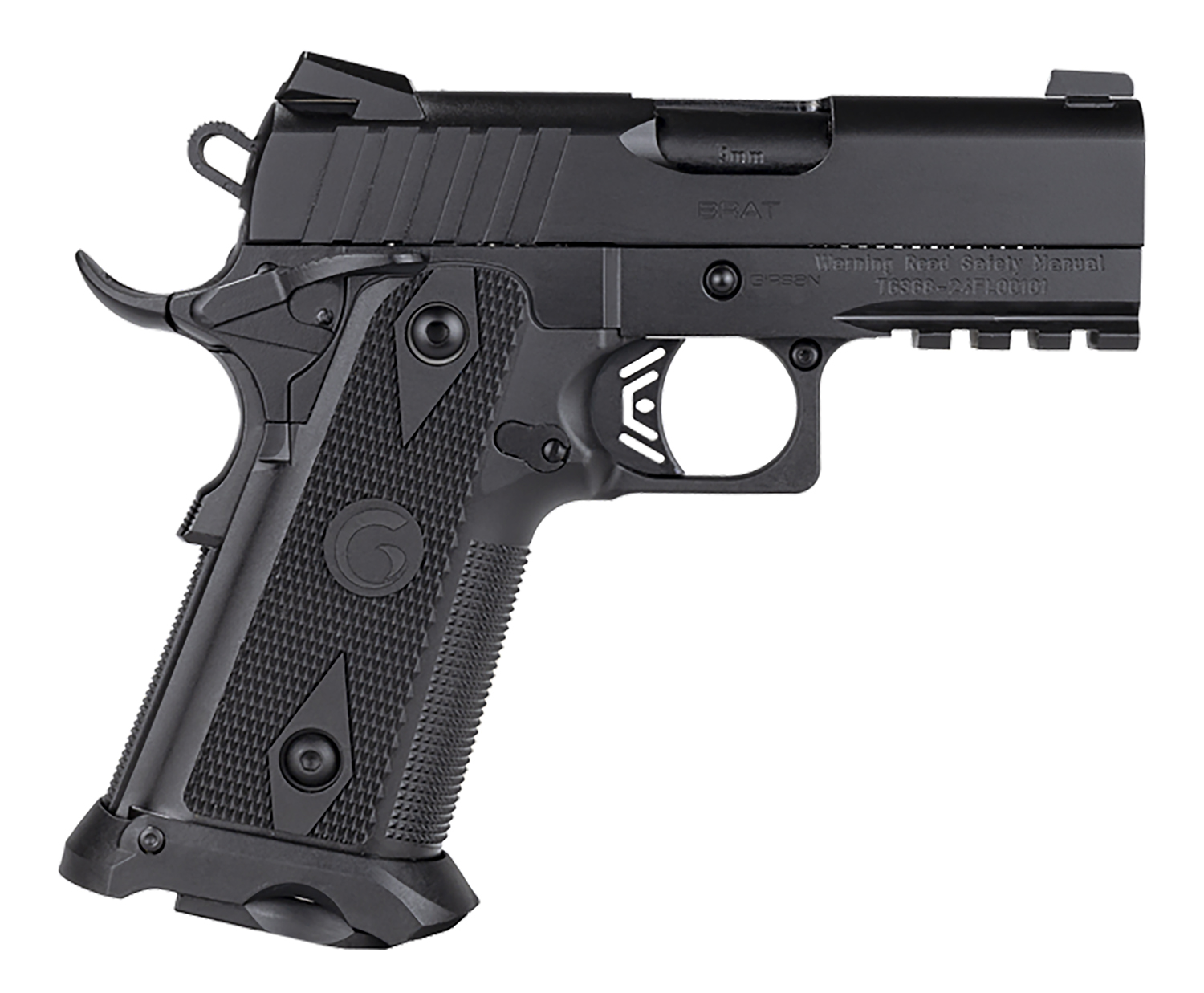 EAA Girsan Witness2311 Brat Handgun 9mm Luger 17rd Magazine 3.4" Barrel Black
