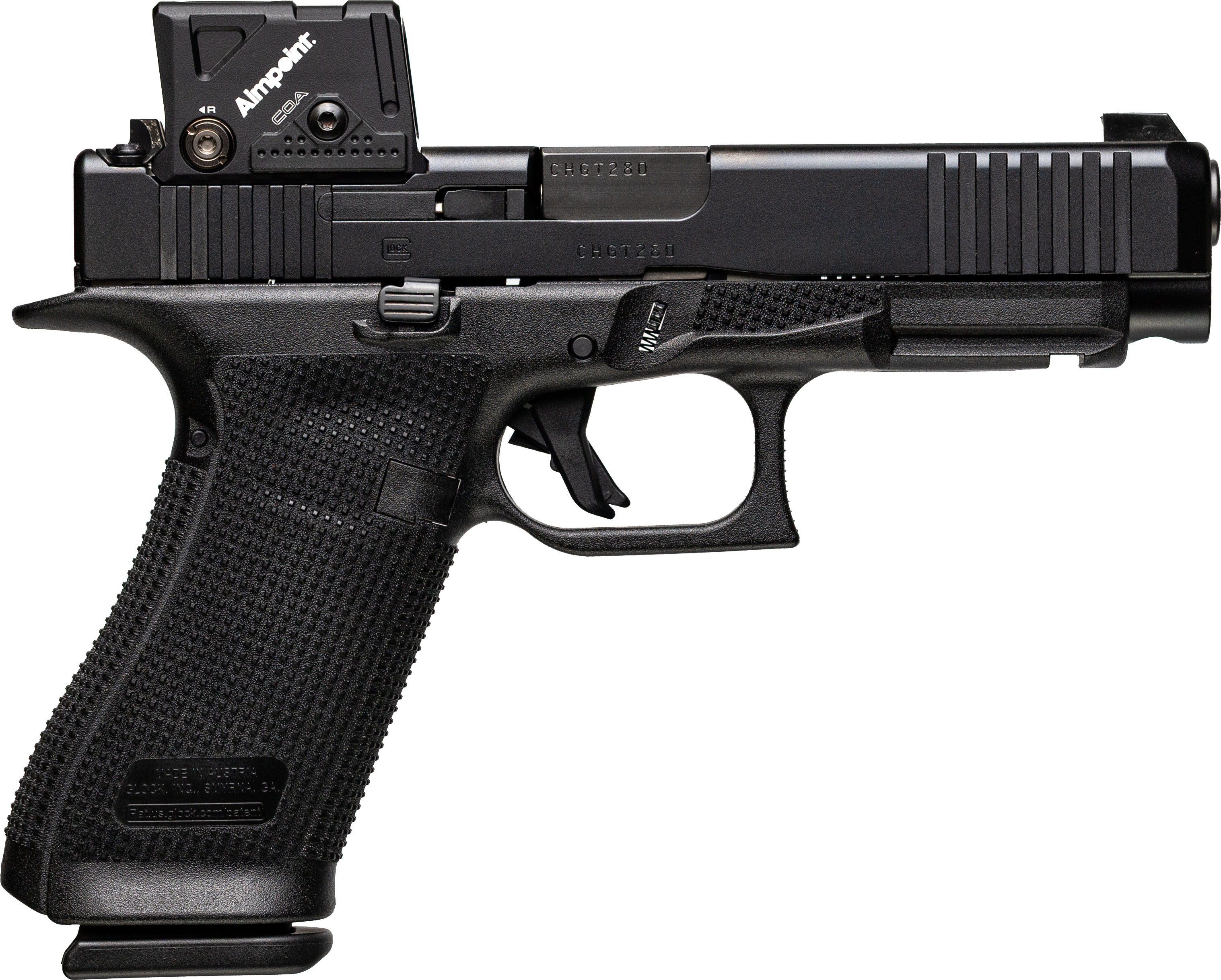 Glock G17 Gen 6 DC8 Aimpoint COA Handgun 9mm Luger 17rd Magazines(3) 4.49" Barrel Black Austria Made