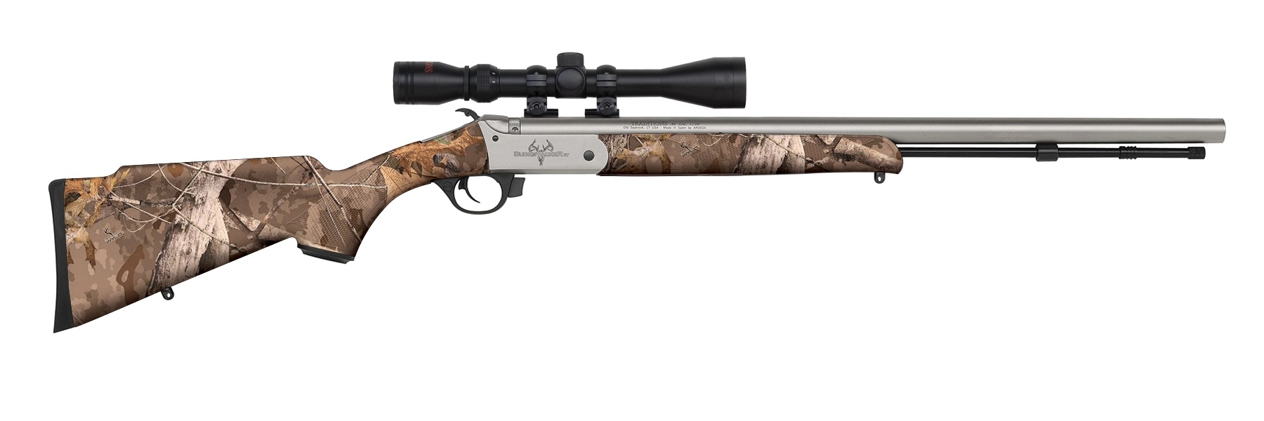 Traditions TRA BUCKSTKR 50CA WYLD CMBO 24 3-9X40 DUPLEX RETICLE SCOPE