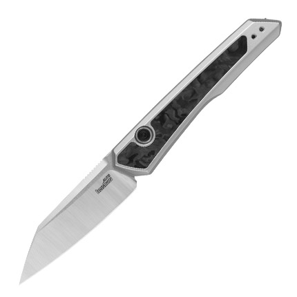 Kershaw Launch 20 Automatic Folding Knife 3" Reverse Tanto Blade Silver and Black