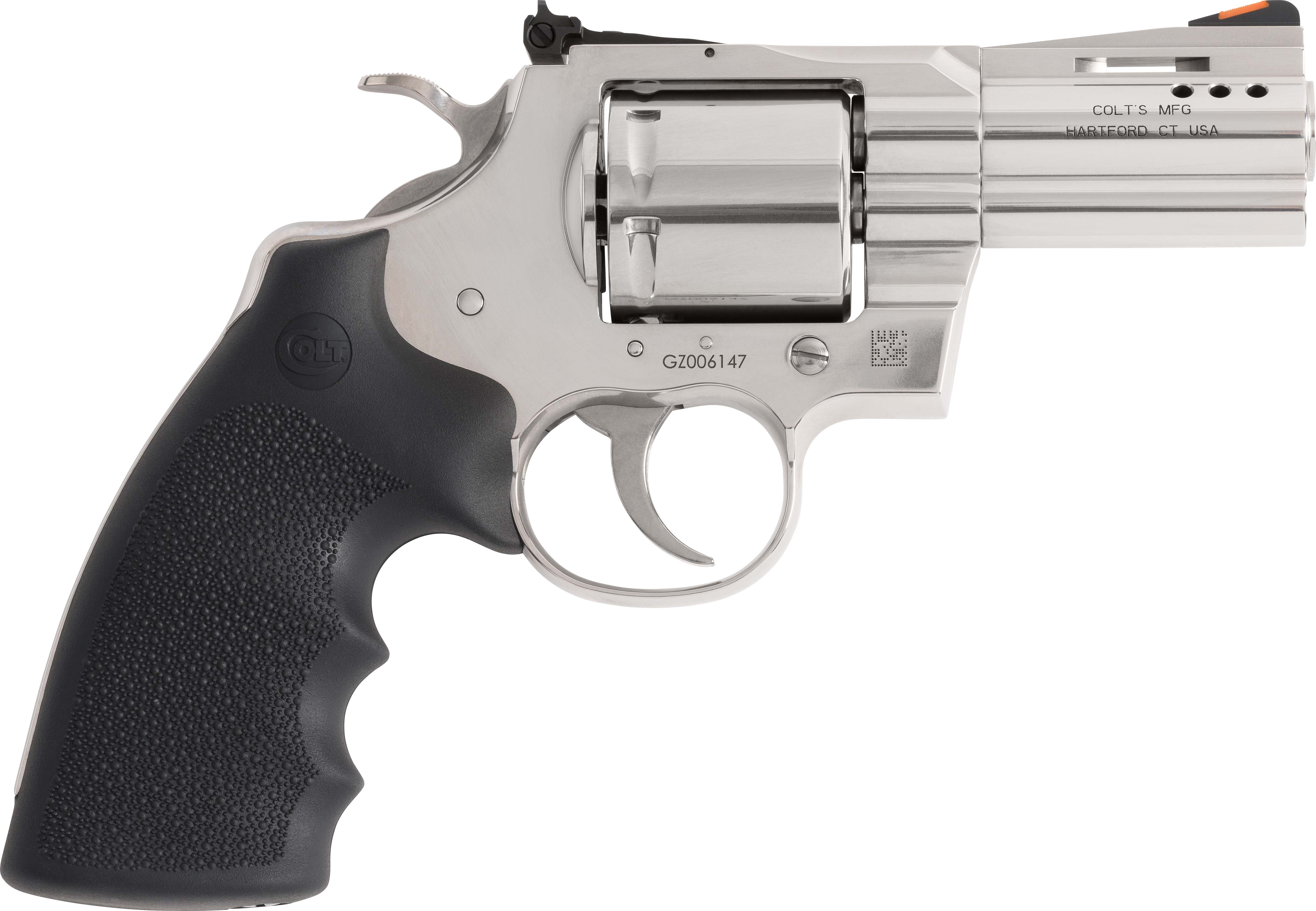 Colt Grizzly Handgun .357 Mag 6rd Capacity 3'' Barrel Stainless Frame Rubber Grips