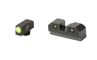XS Sight Systems R3D 2.0 Night Sights for Glock 20/21/29/30/30S/37/40/41 Green Front with Black Rear