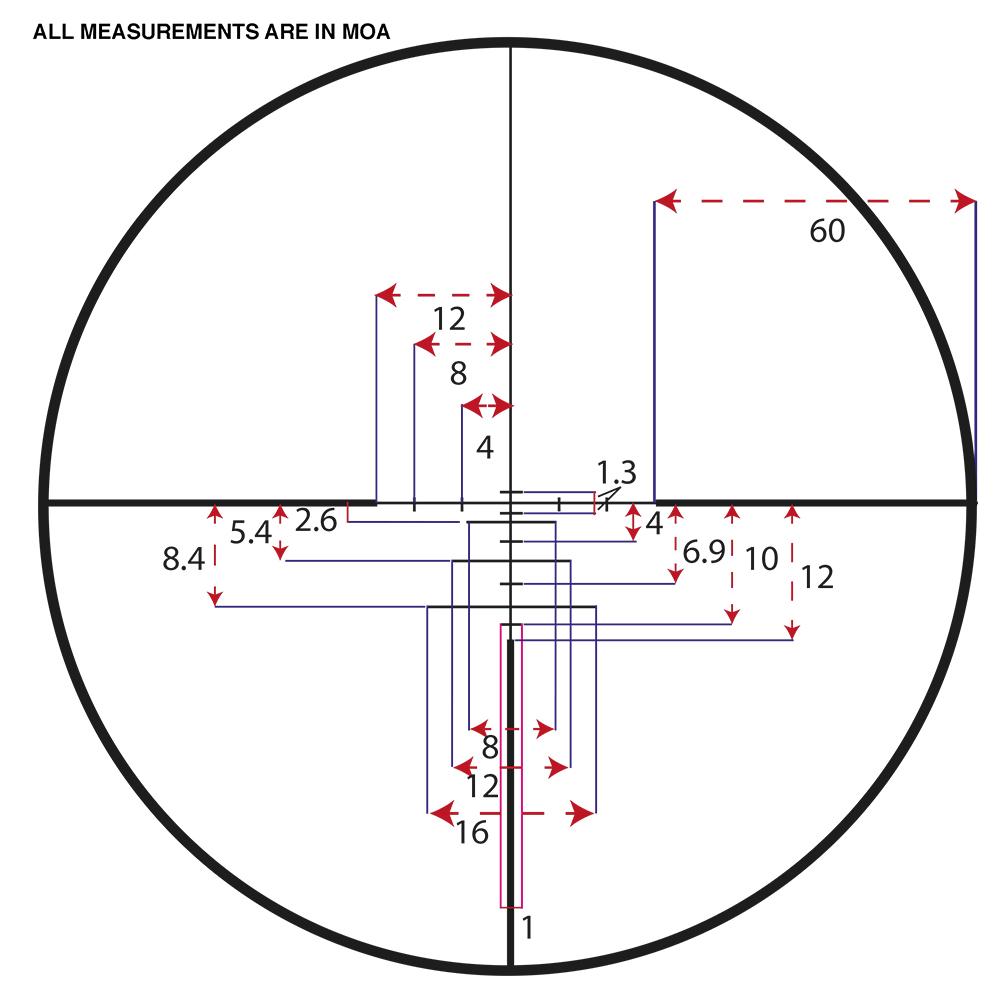 KonusPro Muzzleloading Scope 3-9x40mm Engraved Ballistic 275 Reticle