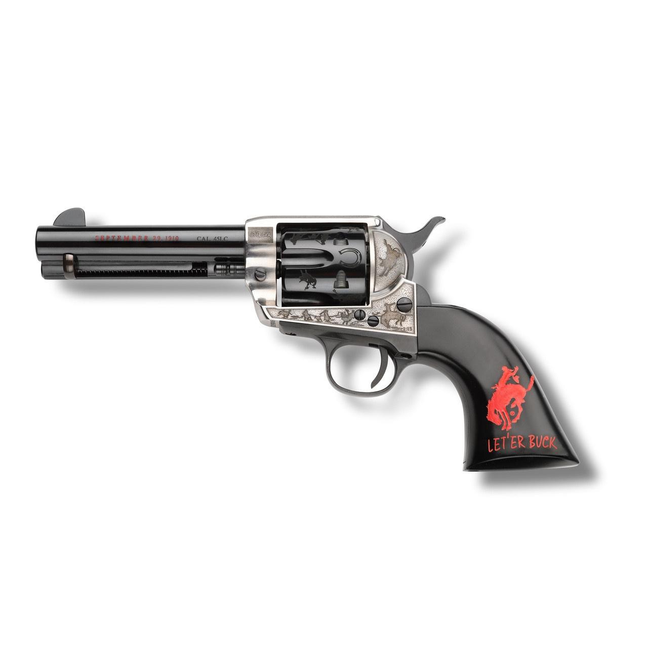 EMF Pendleton Revolver .357 Mag 6rd Capacity 4.75" Black Barrel Engraved Frame