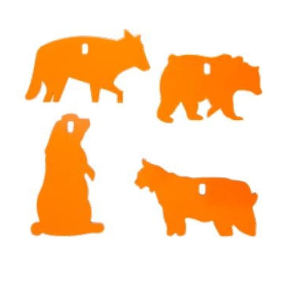 Champion Impact Steel 4-Pack Animal Targets Rimfire