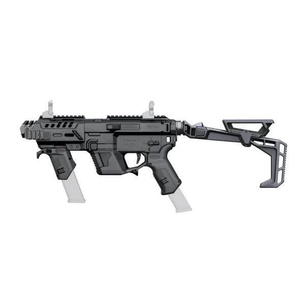Recover Tactical P-IX+ Modular AR Platform Conversion Kit Black with Folding Brace for Glock Pistols