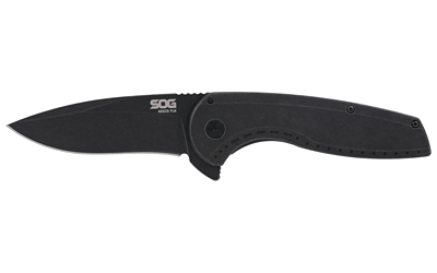 SOG Knives Aegis FLK 2.0 Folding Knife 3-1/4" Drop Point Blade Black