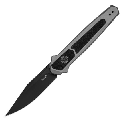 Kershaw Launch 17 Automatic Folding Knife 3-1/2" Clip Point Blade Grey