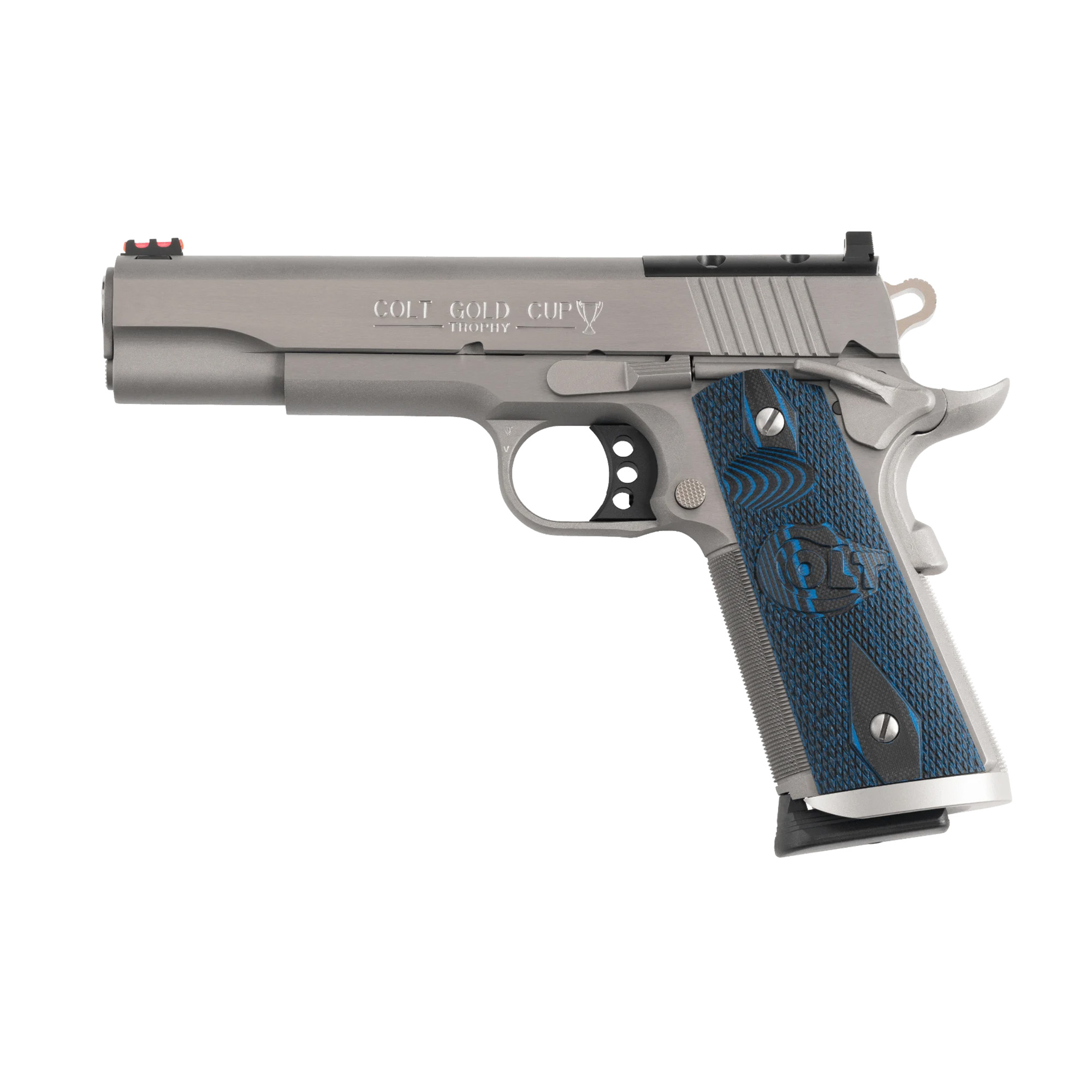 Colt Gold Cup Trophy Handgun 9mm Luger 9rd Magazine 5" Barrel Stainless G10 Grips Optic Ready
