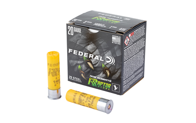 Federal Ron Roberts Raptor Steel Shotshells 20ga 3" 1oz 1400 fps #4 25/ct