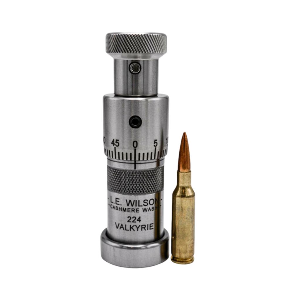 L.E. Wilson Stainless Steel Bullet Seater Die with Micrometer Adjustment 6mm ARC