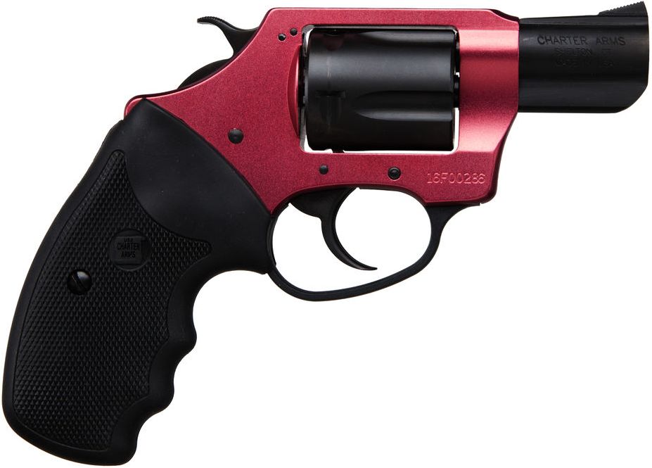 Charter Arms Undercover Lite Handgun .38 Spl 5rd Capacity 2" Barrel Red Frame/Black Cylinder