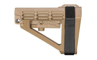 SB Tactical SBA4 5-Postion Adjustable Brace for AR-15 FDE