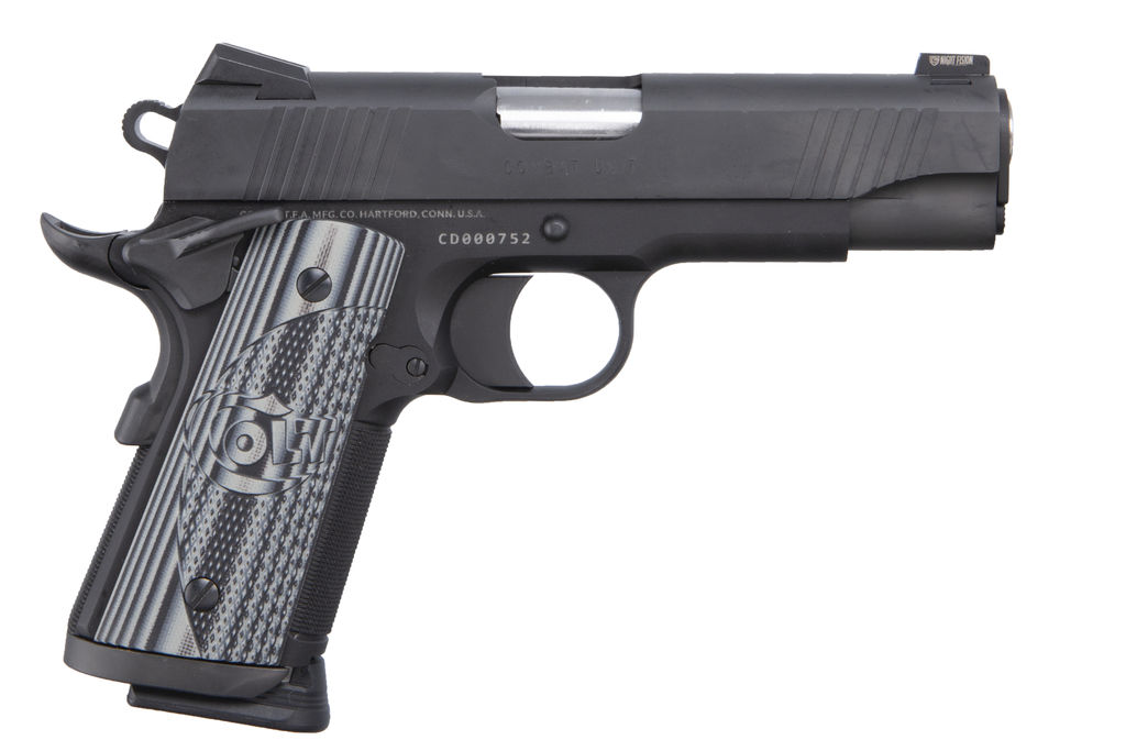 Colt CCU Concealed Carry Officers Handgun 9mm Luger 9rd Magazine 4.25" Barrel Anodize\Black DLC Finish